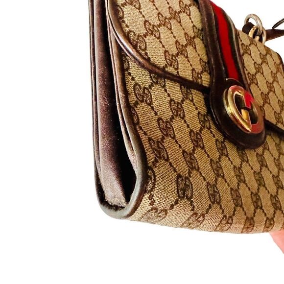 Gucci GG canvas web 1973 should bag - Picture 14 of 16